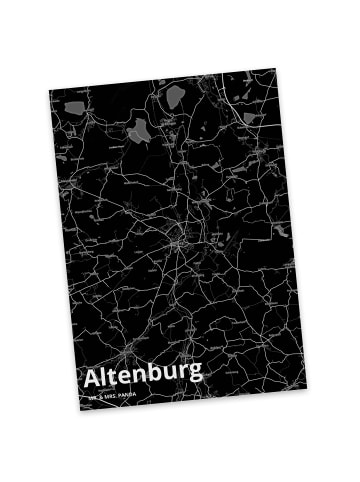 Mr. & Mrs. Panda Postkarte Altenburg mit Spruch in Keine Angabe