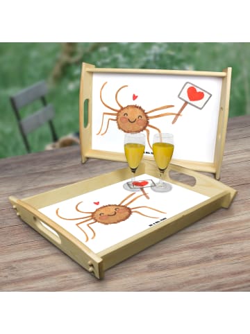 Mr. & Mrs. Panda betttablett holz Spinne Agathe Motivation ohne ... in Weiß