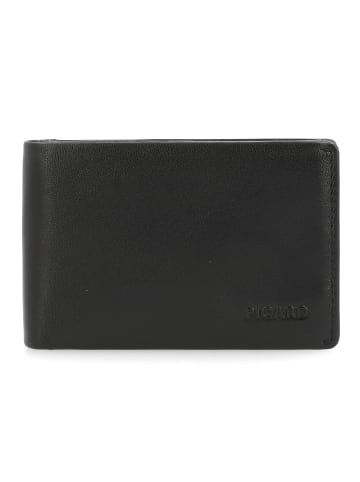 PICARD London 1 Geldbörse RFID Schutz Leder 10 cm in schwarz