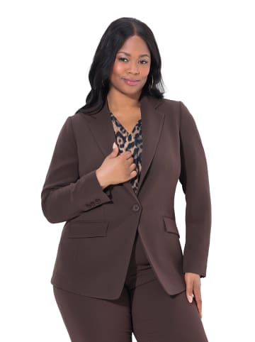 Ulla Popken Blazer in pinienbraun