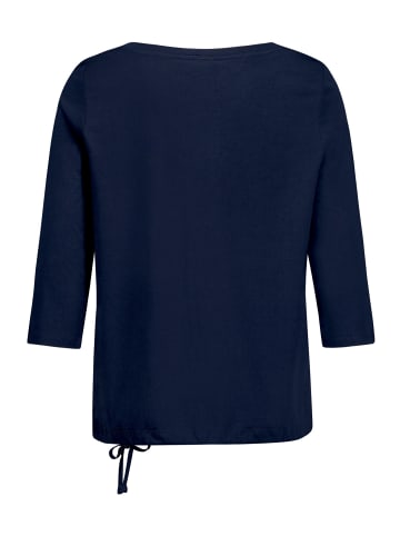 Betty Barclay Casual-Shirt mit Tunnelzug in dunkelblau