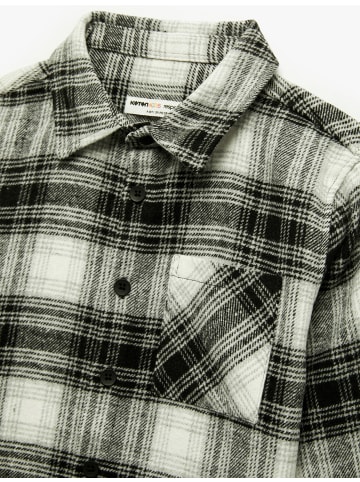 KOTON SHIRTS LS in Schwarz Karomuster