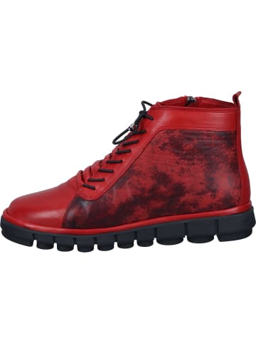 manitu Schnürstiefeletten, Freizeit Stiefel, Freizeit Stiefeletten in rot