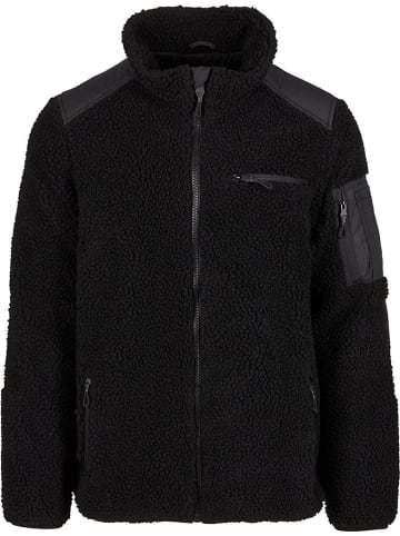 Brandit Fleecejacke/Fleecepullover "Men Ramble Teddyfleece Jacket" in Schwarz
