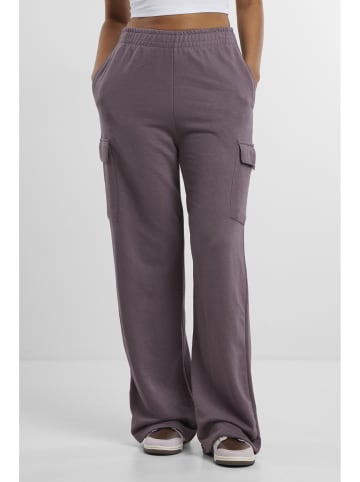 Urban Classics Urban Classics Damen Ladies Baggy Light Terry Sweat Pants in fadedpurple
