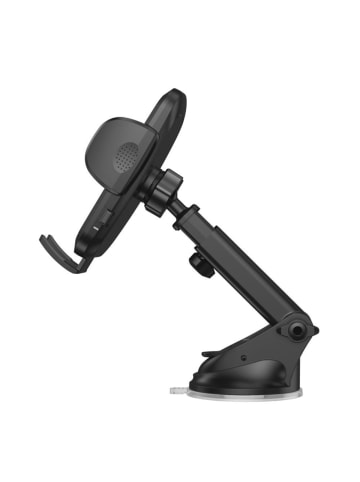 TechProtect Tech-Protect CM15W-V1 Autotelefonhalter mit 15W Induktivladegerät in Schwarz