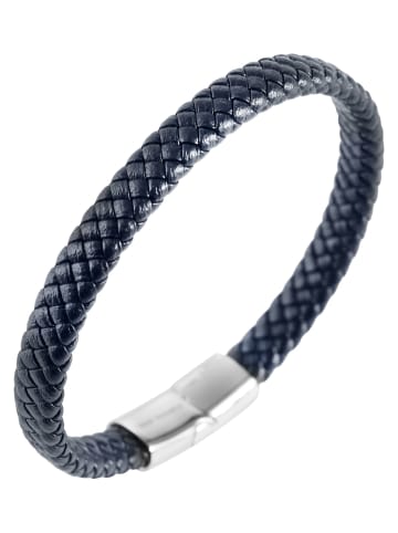 Adeliás Unisex Armband – Textilarmband aus Leder 20 cm in blau