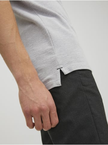Jack & Jones Poloshirt in Light Grey Melange 3