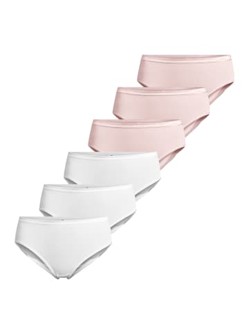 Conta Hüftslip Modal in Weiß / rosa