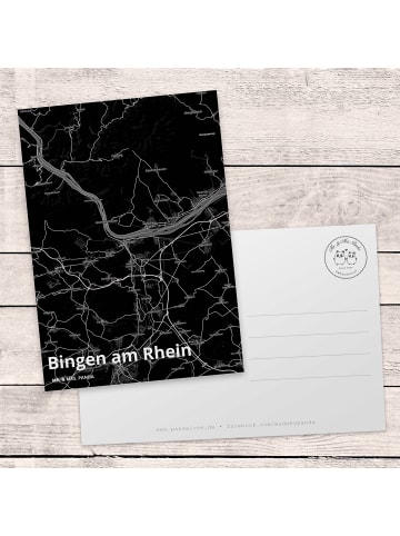 Mr. & Mrs. Panda Postkarte Bingen am Rhein mit Spruch in Keine Angabe