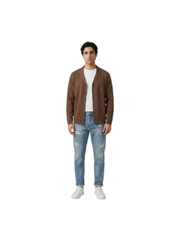 Gianni Lupo Braun Viskose Strickjacke