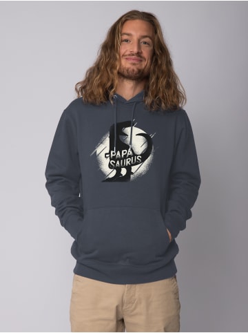 wat? Apparel Sweatshirt Papasaurus in India Ink Grey