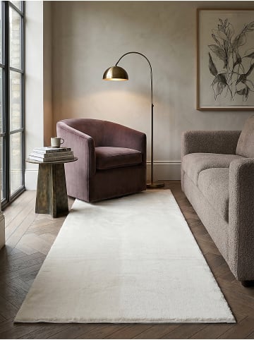 KADIMA DESIGN Läufer Uni rutschhemmend pflegeleicht Wohnzimmer Schlafzimmer Flur in Creme