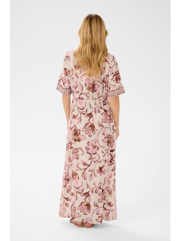 Cream Kleid CRTiah A-shape in Pink Flower