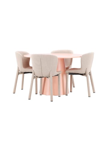 ebuy24 Essgruppe Lanzo Peach 120 x 120 cm