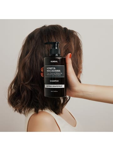 KUNDAL Shampoo Honey & Macadamia Nature Pink Grapefruit, 500 ml