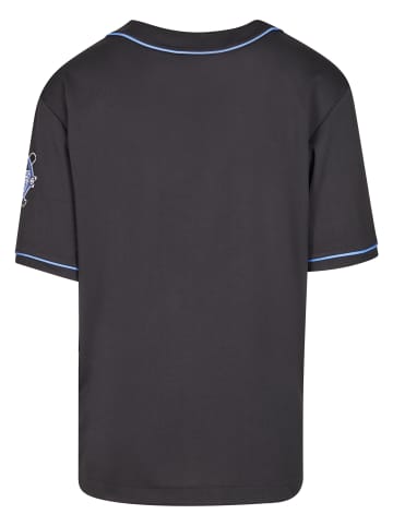 FUBU FUBU Mesh-T-Shirts in black/lightblue