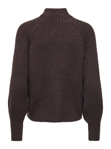 ONLY Strickpullover in Chocolate Brown