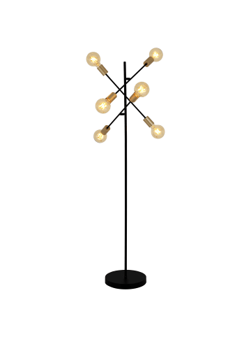 näve Stehleuchte "MODO" in schwarz - (L)49 cm x (B)49 cm x (H)150 cm