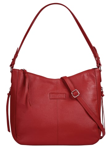 Bruno Banani Shopper echt Leder in rot