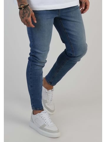 SikSilk Jeans Skinny - Skinny Fit - in Washed Mid Blue