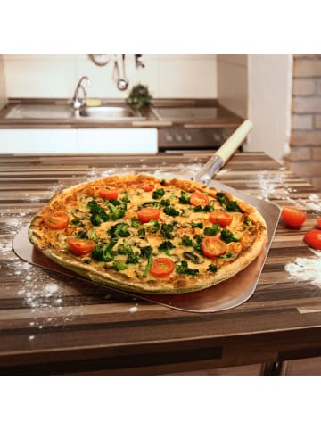relaxdays 2 x Pizzaschaufel in Grau