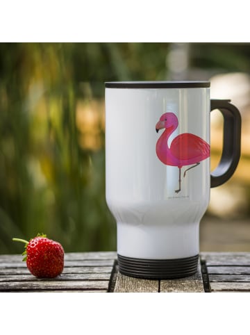Mr. & Mrs. Panda Teebecher Flamingo Classic ohne Spruch in Weiß