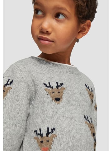 s.Oliver Strickpullover langarm in Grau
