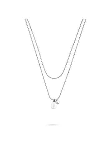 s.Oliver Halskette Classic Pearl in silber