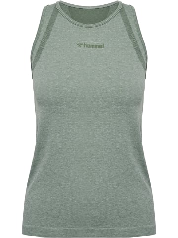 Hummel Hummel T-Shirt Hmlmt Yoga Damen Atmungsaktiv Leichte Design Schnelltrocknend Nahtlosen in SEAGRASS MELANGE