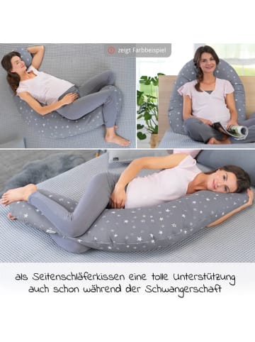 Theraline Stillkissen Das Original mit Mikroperlen-Füllung in grau,beige
