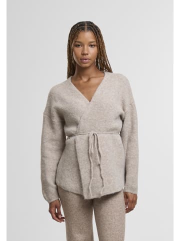 Urban Classics Urban Classics Gestrickte Strickjacke in brown/melange