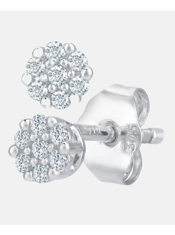Diamant L'éternel Ohrstecker aus 375 Weißgold mit Diamant