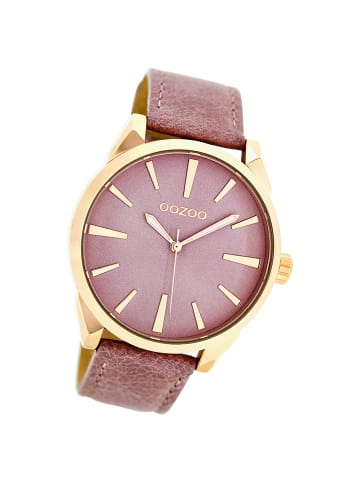 Oozoo Analog-Armbanduhr Oozoo Timepieces pink groß (ca. 42mm)