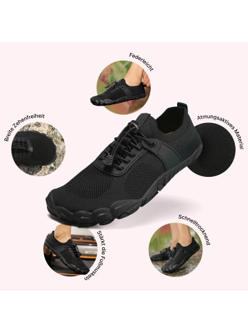 DOTALES AirStep Barfußschuhe in  Schwarz 41