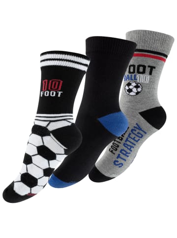 Cotton Prime® Kindersocken "Fußball" 6 Paar in Bunt