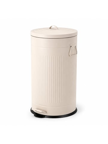 relaxdays Mülleimer in Beige - 40 Liter