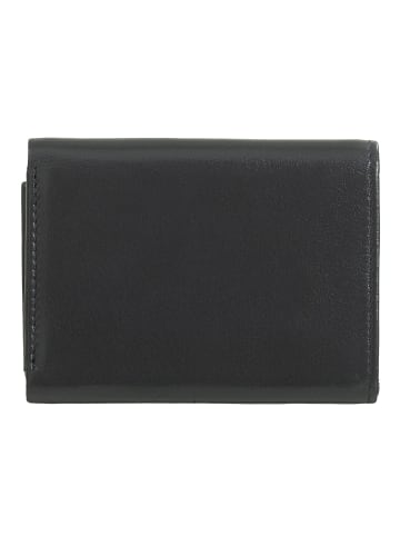 DuDu Geldbörse Leder 10 cm in black pop