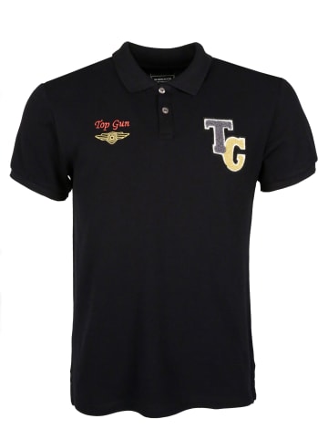 TOP GUN Poloshirt TG202120071 in navy