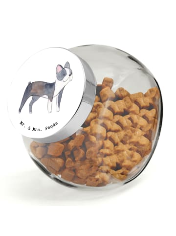 Mr. & Mrs. Panda Dose Boston Terrier Lebensretter ohne Spruch in Weiß