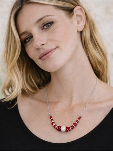 collezione alessandro Kurze Kette " Miriam " in rot