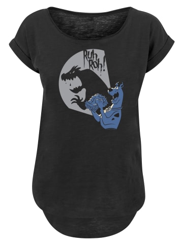 F4NT4STIC Long Cut T-Shirt Scooby Doo Ruh Roh in schwarz
