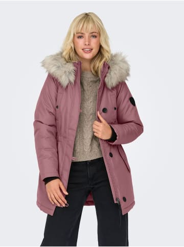 ONLY Langer Parka in Rose Brown 1