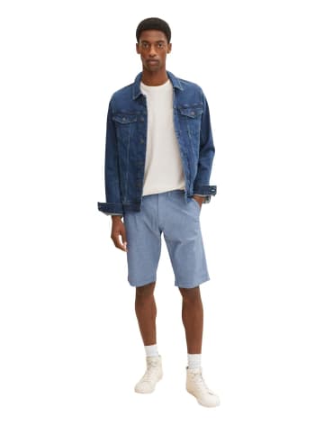 Tom Tailor Short STRUCTURED regular/straight in Blau