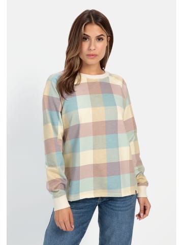 Camel Active Sweatshirt mit Karomuster in Multicolour