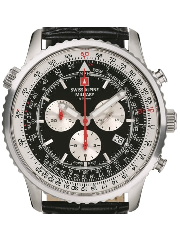 Swiss Alpine Military by Grovana Analoguhr für Herren in Schwarz