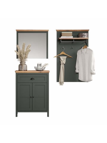 ebuy24 Garderobenmöbel Stanton Grün 169 x 39 cm
