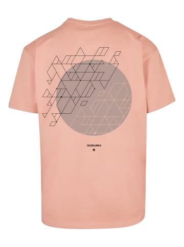 F4NT4STIC Heavy Oversize T-Shirt Geometric Grau in amber