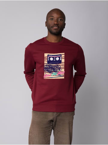 wat? Apparel Sweatshirt Good Old Mess in Weinrot