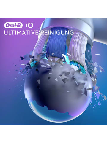 Oral-B 2 er-Set iO Ultimative Reinigung 2er Aufsteckbürsten weiß in Weiß